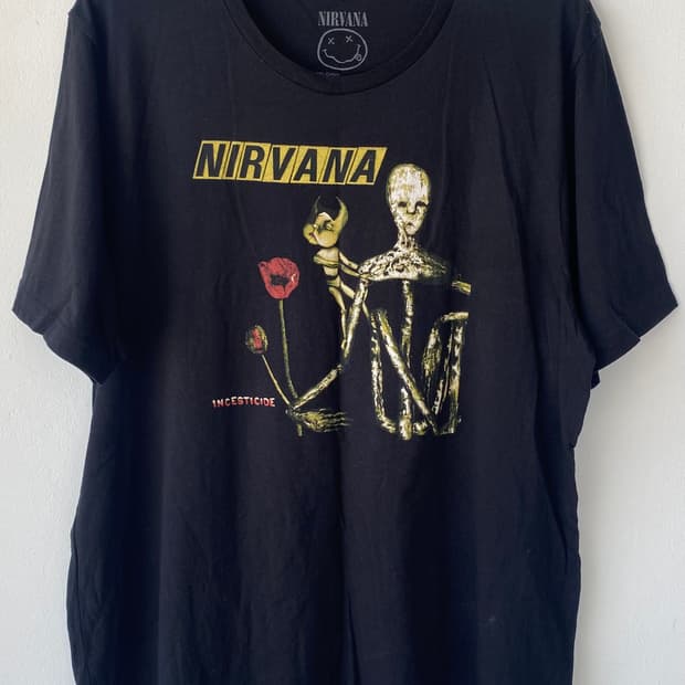 nirvana 너바나 밴드 티셔츠 2xl xxl