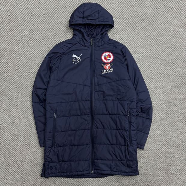 푸마 후드 롱 패딩 v1576