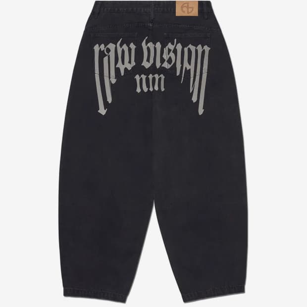 노매뉴얼 와이드 데님 팬츠