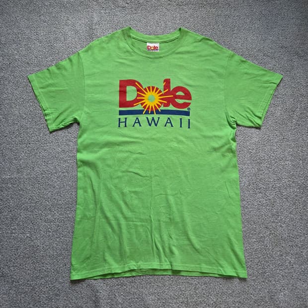 90s Dole Hawaii 빈티지 프로모션 티셔츠 M-L(95-100)