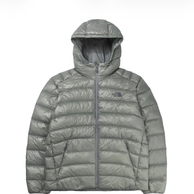 노스페이스 마티에르 다운 후디 라이트 그레이 (m사이즈)