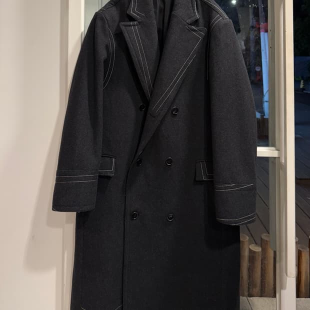 D answer 디앤써 더블 롱코트