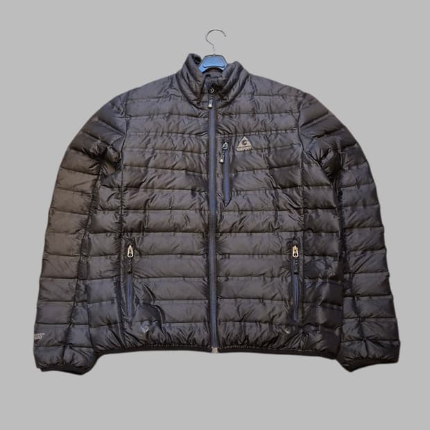 M~L 네이비 오리털 경량패딩 