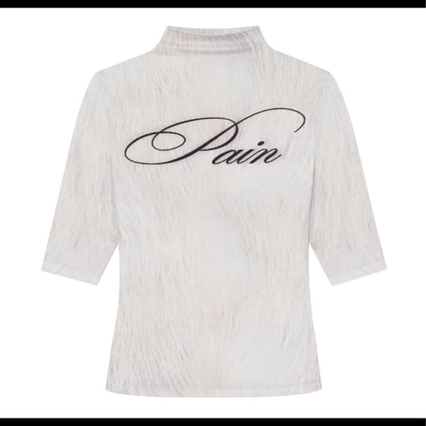 본네 탑 Pain mock neck top 2회착