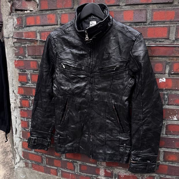 Semantic Design 양가죽 투웨이 라이더 가죽자켓 