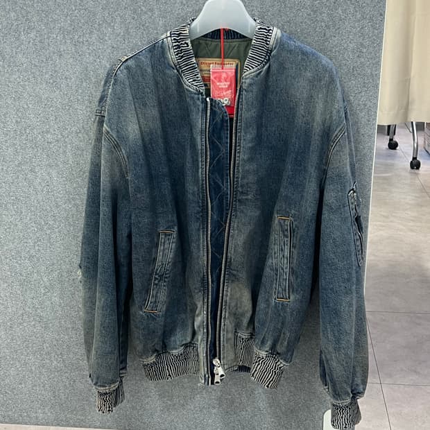 Diesel D-weltik 데님 봄버 자켓 105(XL)
