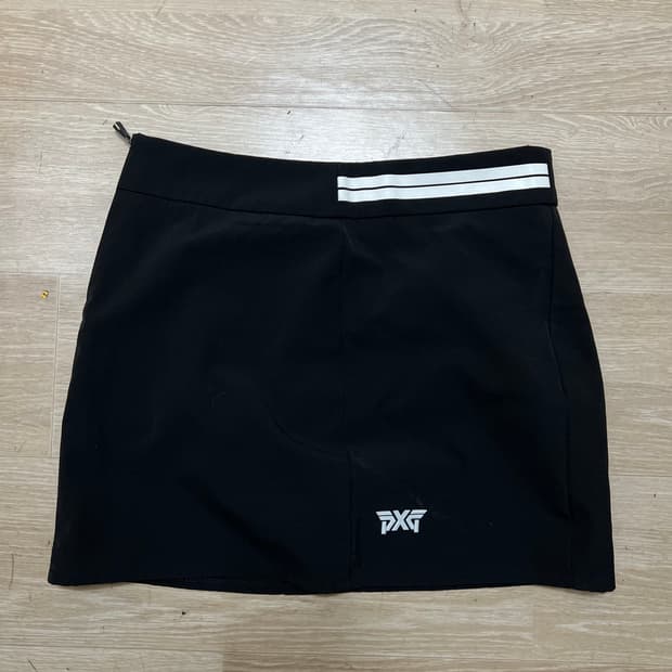 PXG 여성 골프웨어 사이드라인 로고 골프 스커트 스판치마 [블랙] 64
