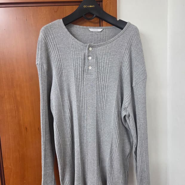 주앙옴므 헨리넥 니트 그레이 m사이즈