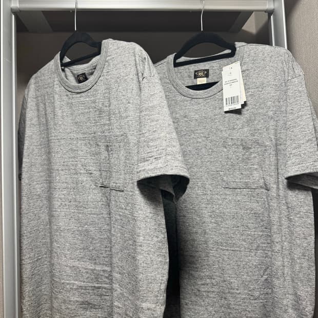 RRL 더블알엘 2PACK 티셔츠 그레이 L사이즈