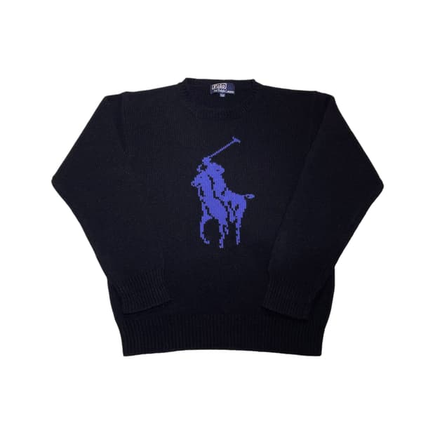 폴로랄프로렌 빅로고 니트