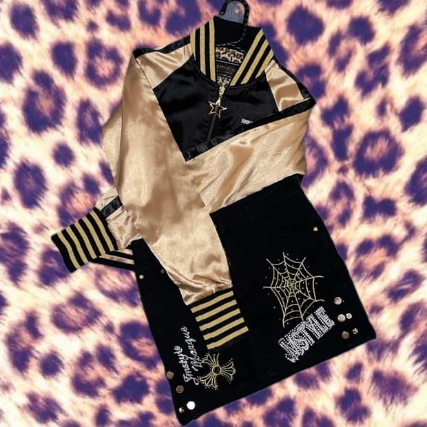 빈티지 갸루펑크 y2k 코디 세트