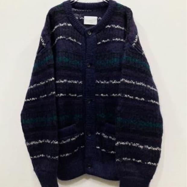 Stein(슈타인) silk mohair fair isle 가디건