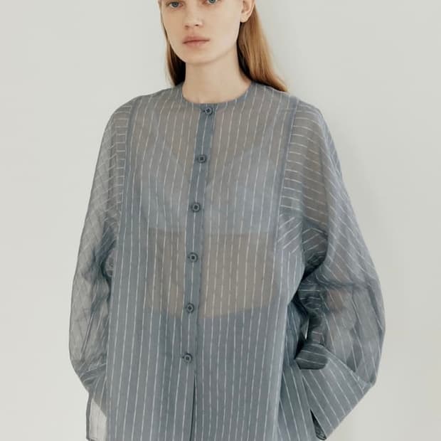 로우클래식 No Collar T Pattern Shirts 셔츠