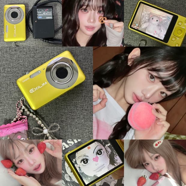 민트급 커스터드핑크색감🧁카시오 엑슬림 EX-Z800 지팔이ೀ