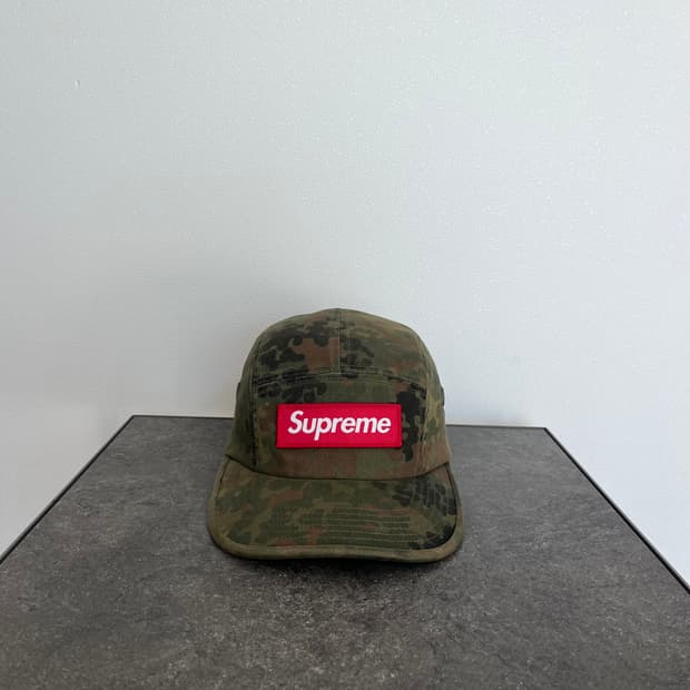 (OS) 슈프림 박스로고 캠프캡 모자 밀리터리 카모