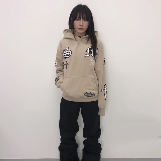 Saint Morta Skull Graphic Hoodie