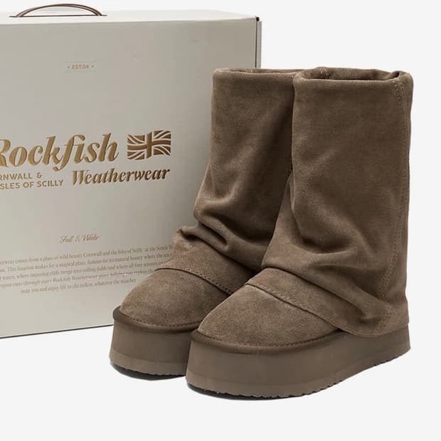 락피쉬웨더웨어 MAXI FOLDED BOOTS MIDDLE(10inch)