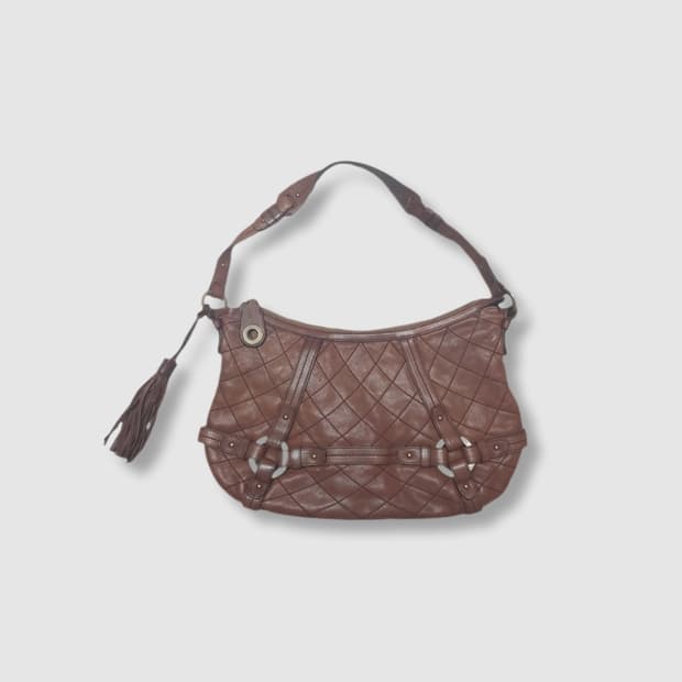 발리 태슬 레더 호보백 y2k (정품)