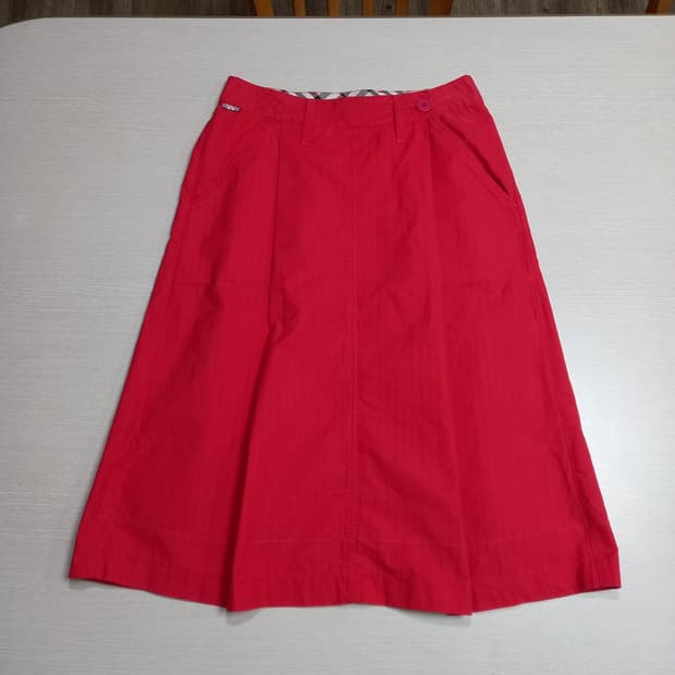 28 BURBERRY Italy 정품 미디스커트 레드 28-980