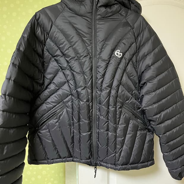 노매뉴얼 경량패딩 블랙 M