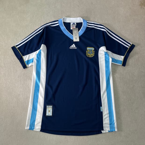 105 아디다스 98-99 아르헨티나 홈 반팔 유니폼