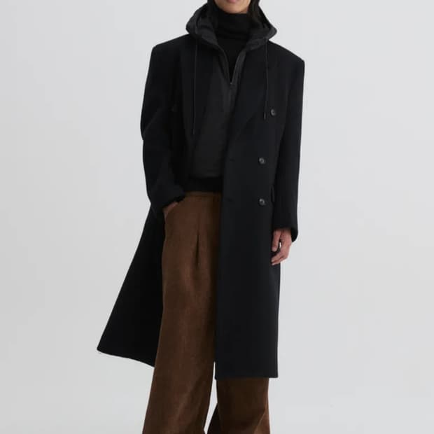 Dnsr 더블코트 블랙 m 새상품