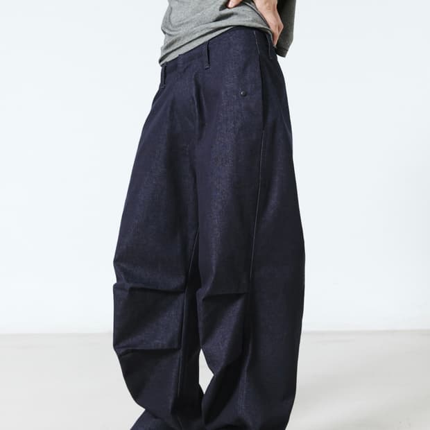 해칭룸 Snow Jeans Washed indigo S