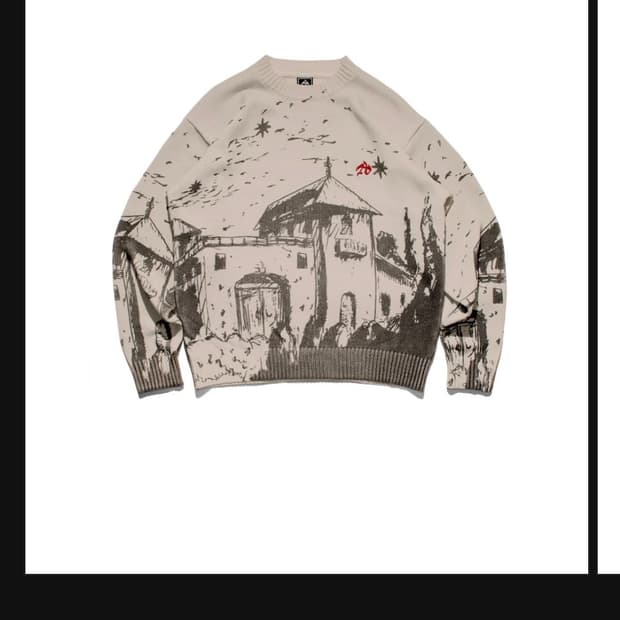 안티미드 그래픽 니트