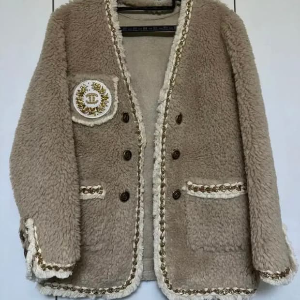 수입웰메이드 테디 베어 무스탕뽀글이자켓