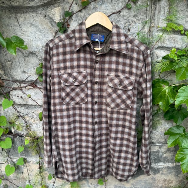 80s pendleton 펜들턴 usa 울 플란넬 셔츠