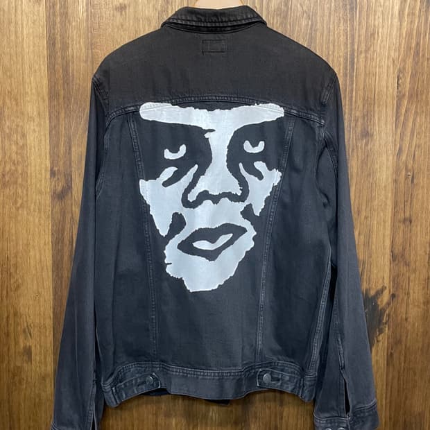 OBEY printed denim jacket