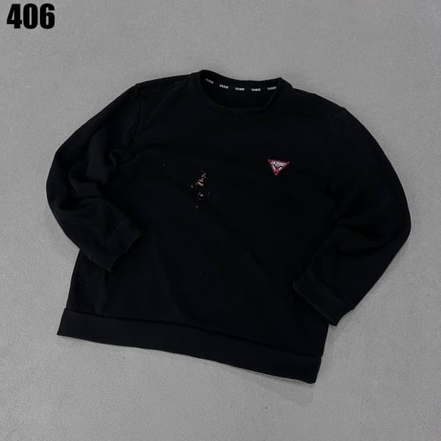 게스 블랙 맨투맨 