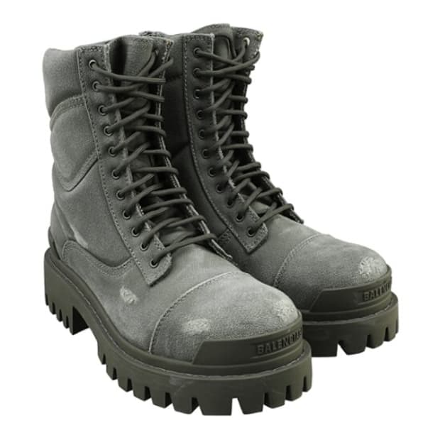 270(41) 발렌시아가 컴뱃 스트라이크 부츠 카키 