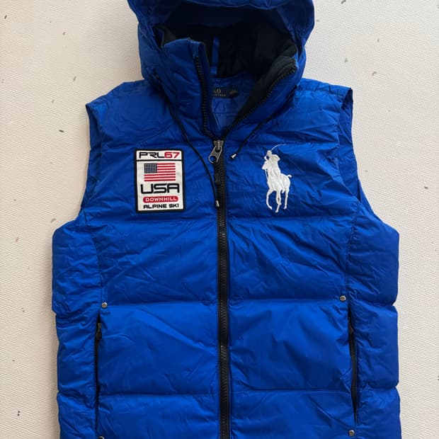 [S] 폴로 랄프로렌 빅포니 USA 알파인 스키 패딩 조끼