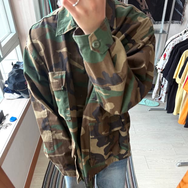 안티소셜소셜클럽 카모 셔츠 자켓