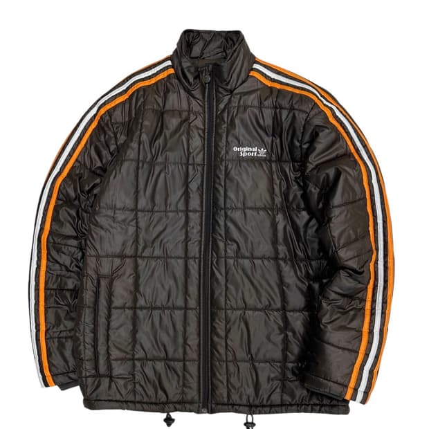 아디다스 올드스쿨 패딩 자켓 브라운 (M) 