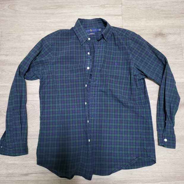 폴로 블랙와치 체크 셔츠