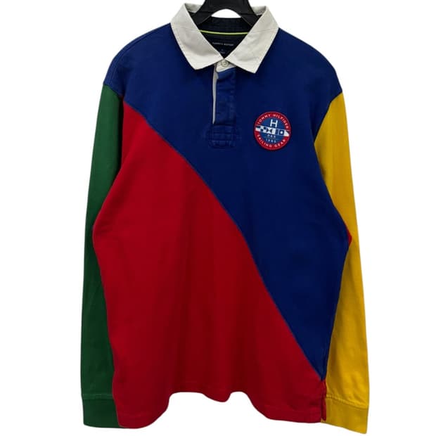 타미힐피거 럭비 피케티셔츠