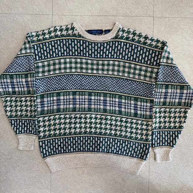 빈티지 코튼 니트