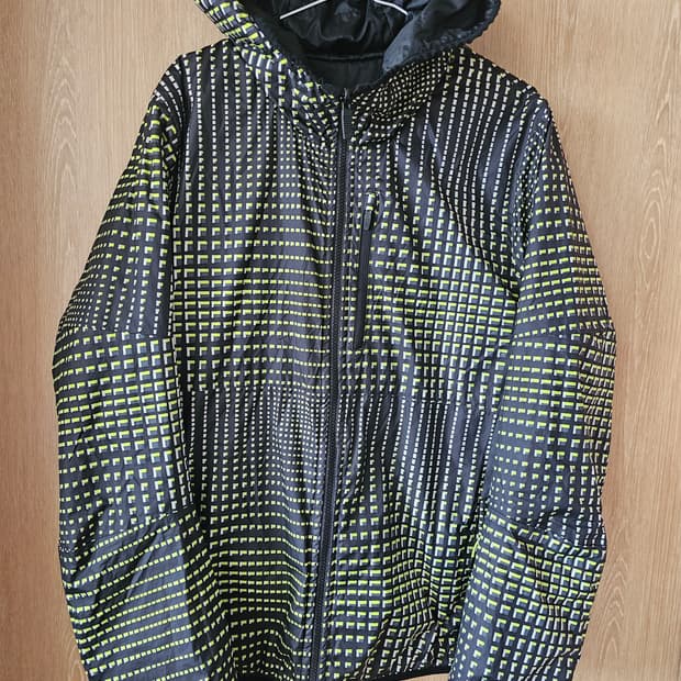 나이키 양면 후드 패딩 점퍼 L