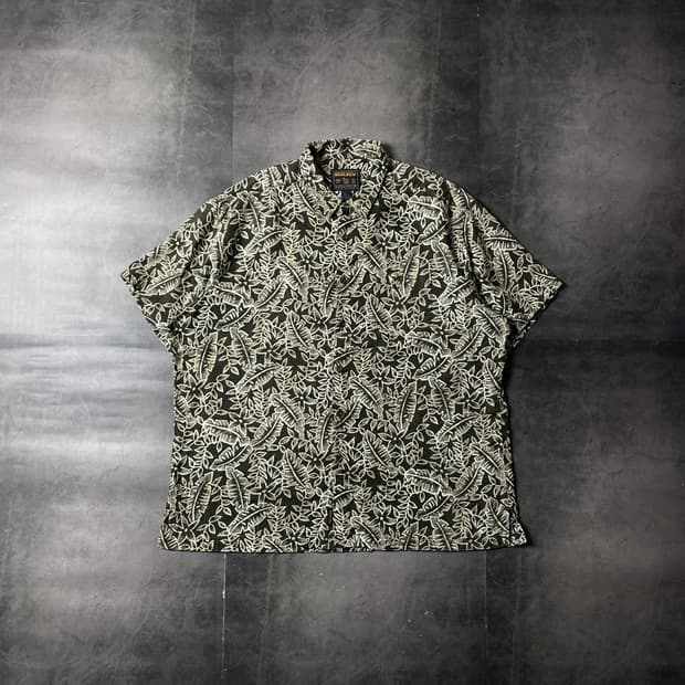 WOOLRICH 울리치 빈티지 트로피컬 반팔 셔츠 A00792