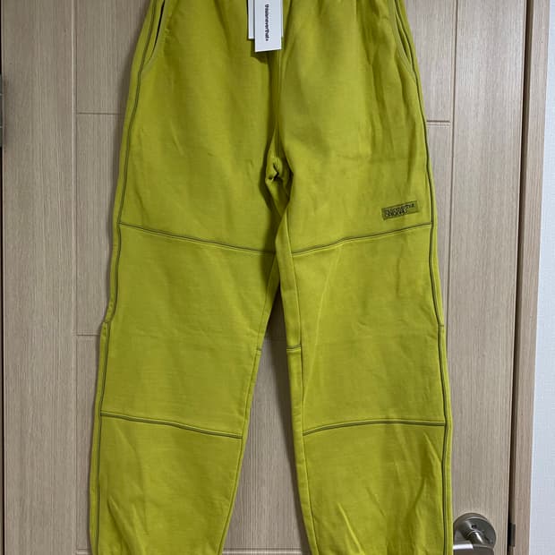 디스이즈네버댓 스웻팬츠 라임그린 S 