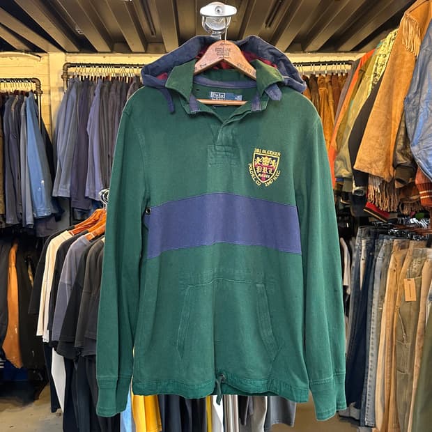 폴로 랄프로렌 자수 럭비셔츠 럭비티셔츠