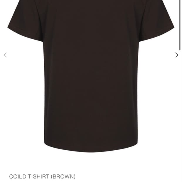 리젤서비스 colid t-shirt brown
