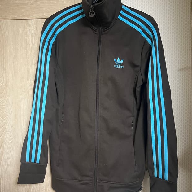 아디다스 유로파 져지 트랙탑 브라운 하늘 초코민트 y2k