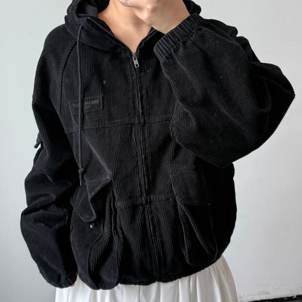 [S] 디스이즈네버댓 코듀로이 후드집업