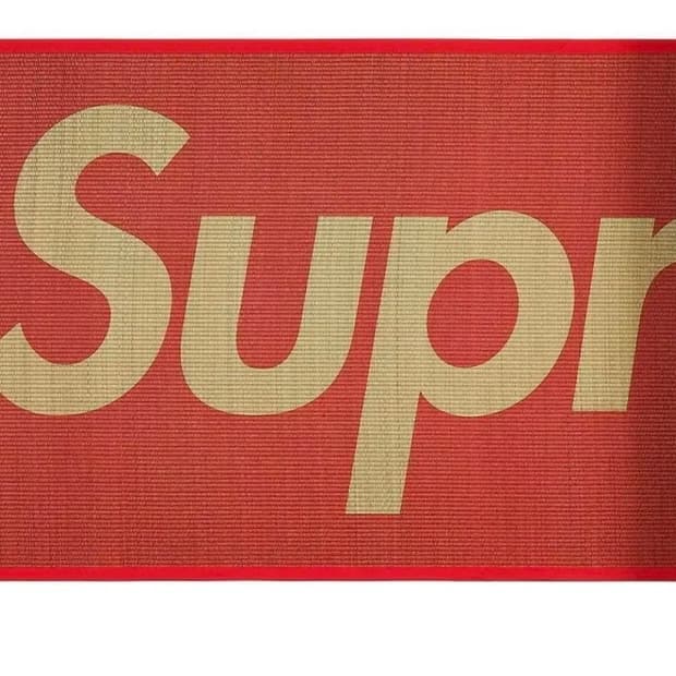 슈프림 우븐 스트로우 매트 레드 - 20SS