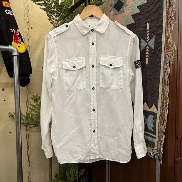 스톤아일랜드 주니어 린넨 셔츠 #csz710