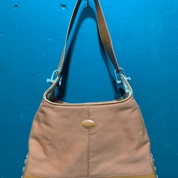 토즈 오렌지 숄더백