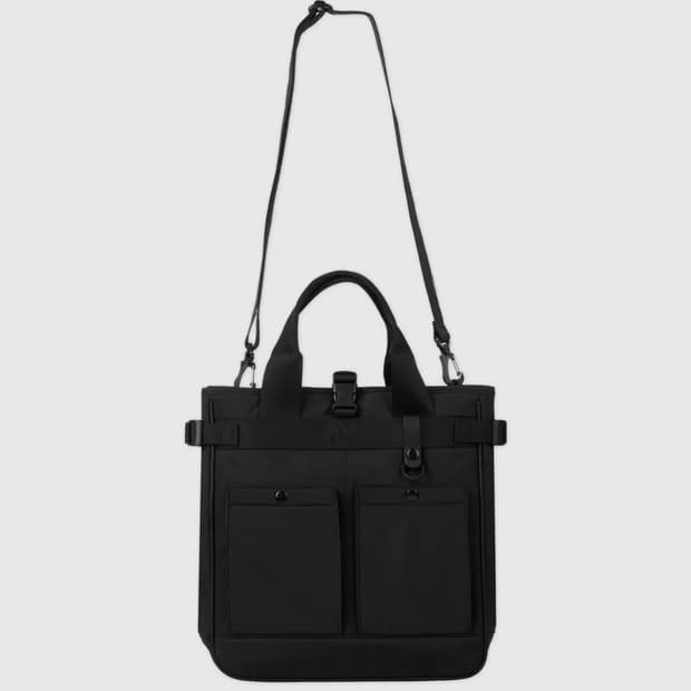 드로우핏 어베인 카운티 크로스 토트백 블랙